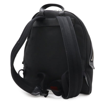 Gucci Sherry Backpack Leather Canvas Black Green Red