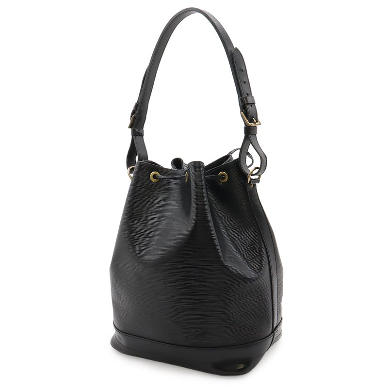 Louis Vuitton Epi Noe Shoulder Bag Semi Drawstring Noir Black