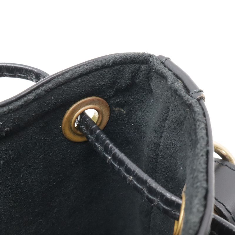 Louis Vuitton Epi Noe Shoulder Bag Semi Drawstring Noir Black