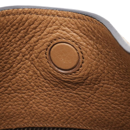 Prada Logo Shoulder Bag Leather Camel Light Brown