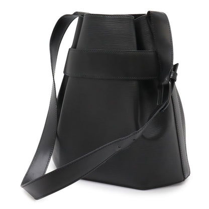 Louis Vuitton Epi Sac Depot PM Shoulder Bag Semi Leather Noir Black