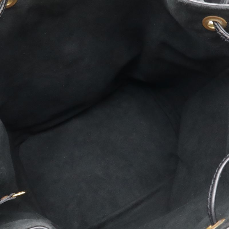 Louis Vuitton Epi Noe Shoulder Bag Semi Drawstring Noir Black