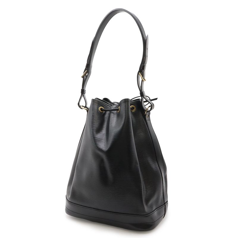 Louis Vuitton Epi Noe Shoulder Bag Semi Drawstring Noir Black