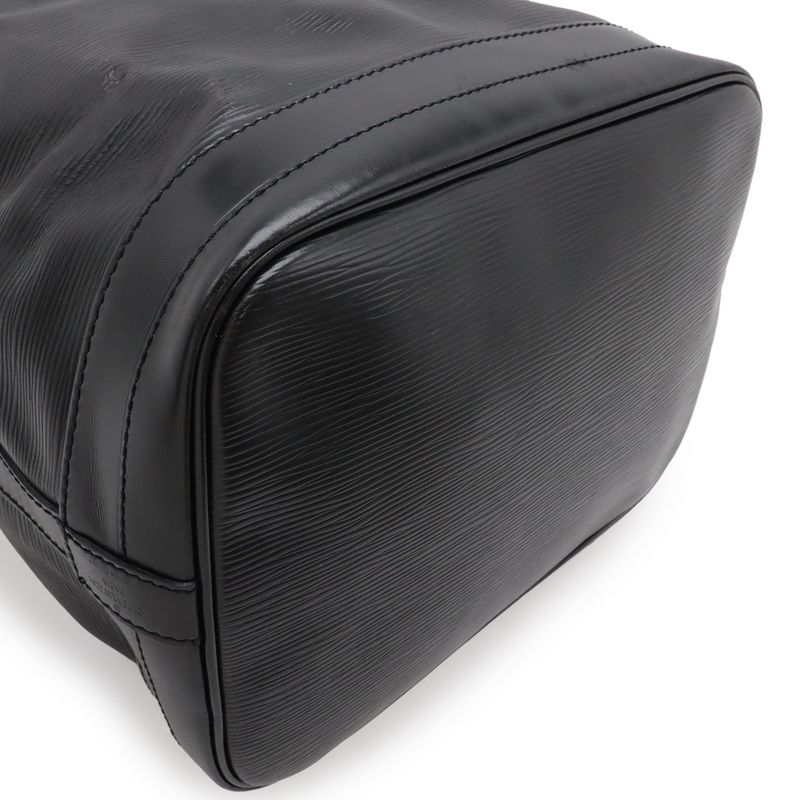 Louis Vuitton Epi Noe Shoulder Bag Semi Drawstring Noir Black