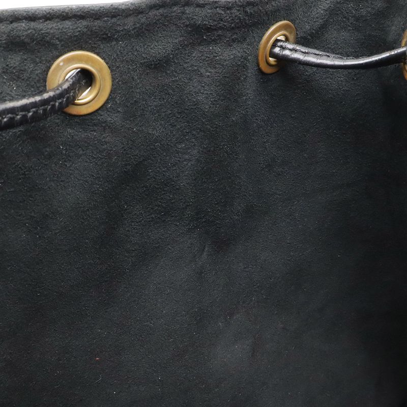 Louis Vuitton Epi Noe Shoulder Bag Semi Drawstring Noir Black