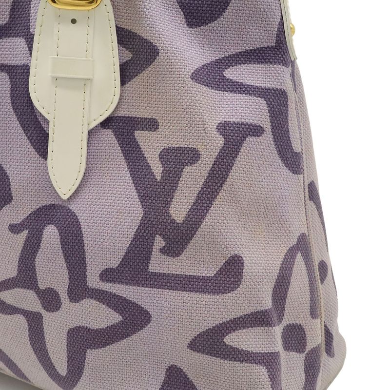Louis Vuitton Cruise Leather Canvas Lila