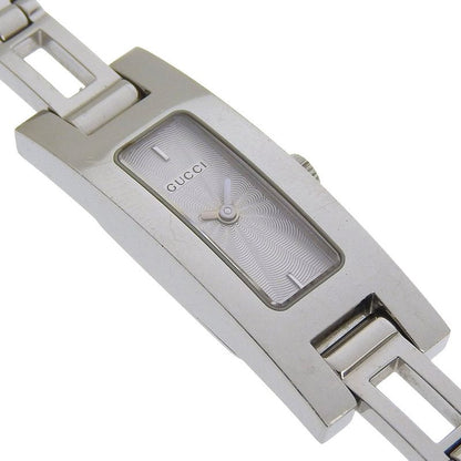 Gucci Stainless Steel Quartz Analog Display Silver Dial Watch