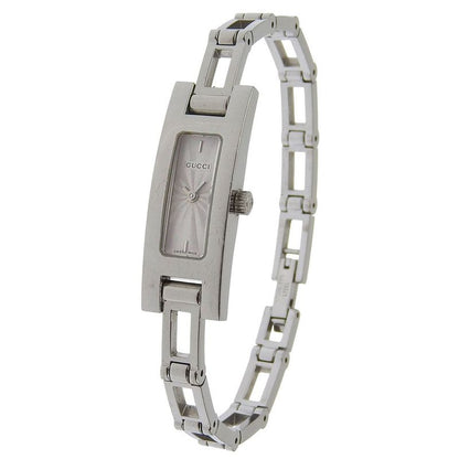 Gucci Stainless Steel Quartz Analog Display Silver Dial Watch