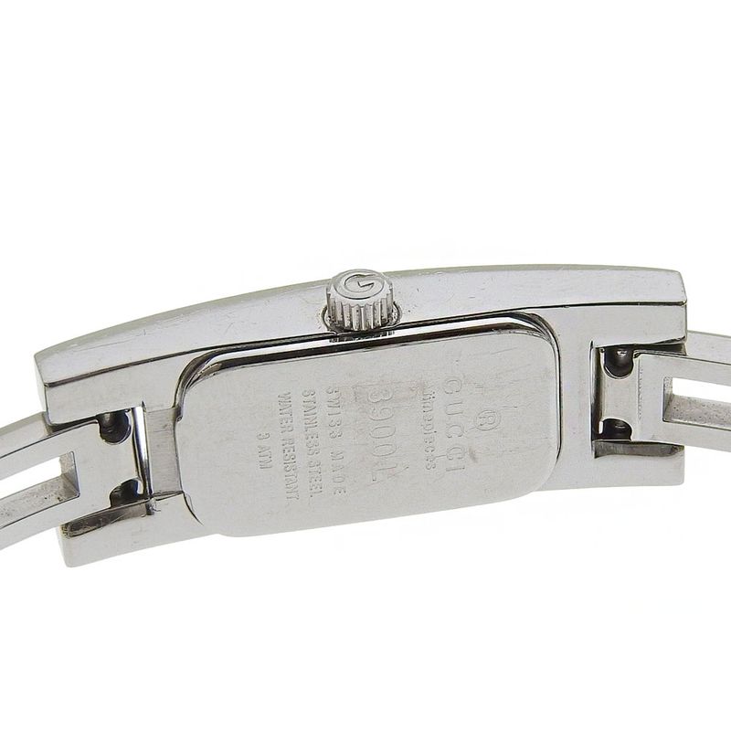 Gucci Stainless Steel Quartz Analog Display Silver Dial Watch