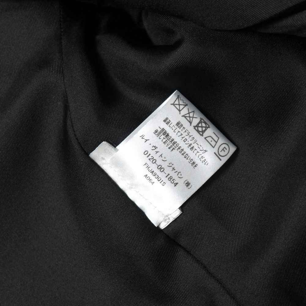 Louis Vuitton Boxy Jacket 38 Lamb Leather Trim Belt Gold Button — view 8
