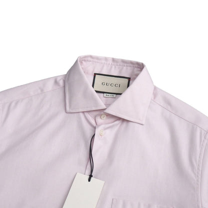 Gucci Long Sleeve Shirt 15 GG Logo Cotton — view 4