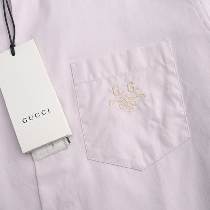 Gucci Long Sleeve Shirt 15 GG Logo Cotton — view 7