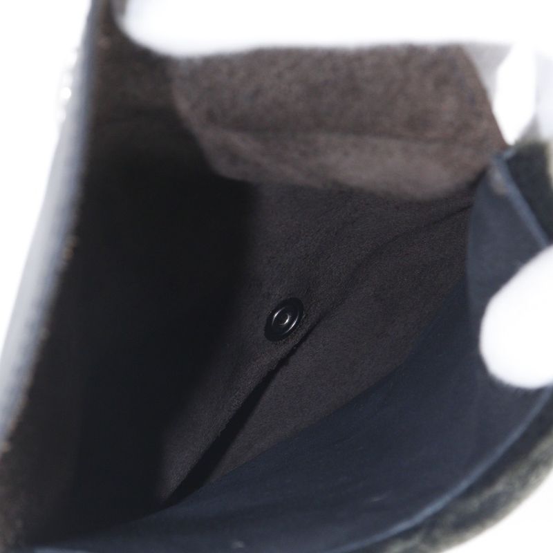 Hermes Polishing Glove Shoe Polish Polisher Leather Black _ Shoes Gloves