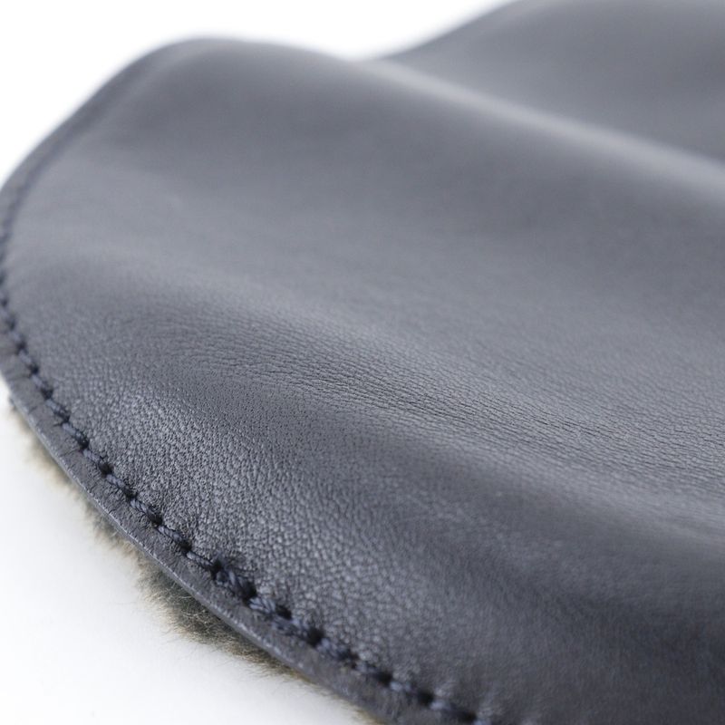 Hermes Polishing Glove Shoe Polish Polisher Leather Black _ Shoes Gloves