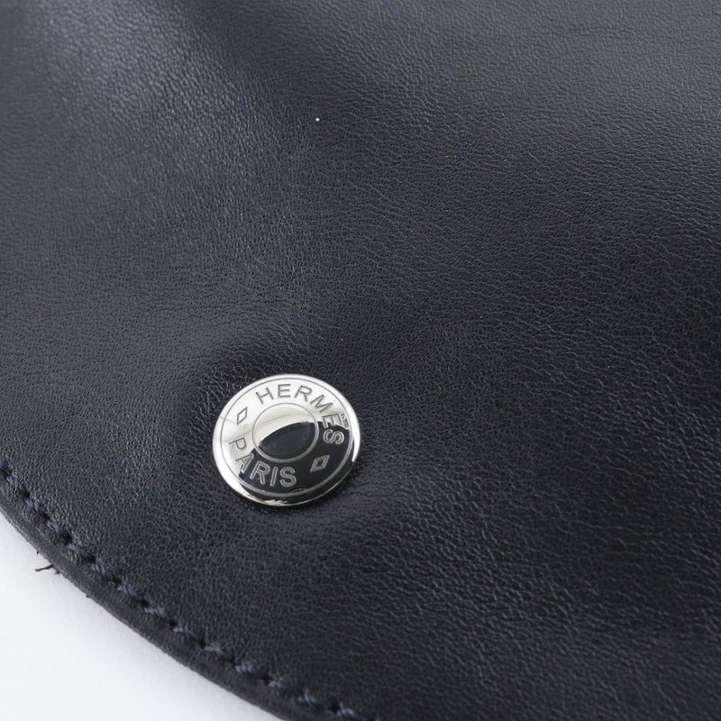 Hermes Polishing Glove Shoe Polish Polisher Leather Black _ Shoes Gloves