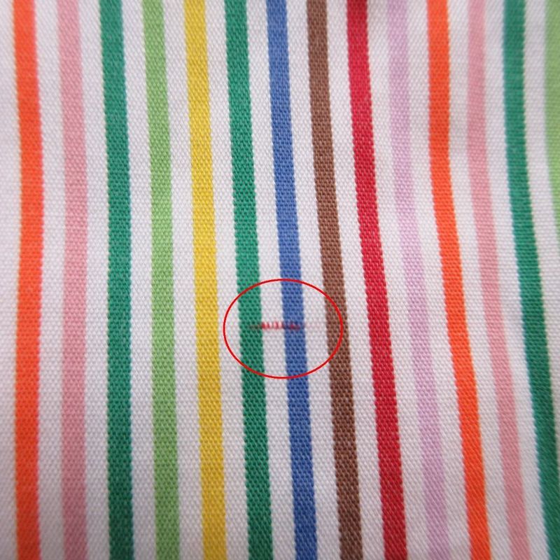 Dior Vintage Shirt Dress Long Sleeve Top Multi Stripe 39.5 [multi-condition Rank A