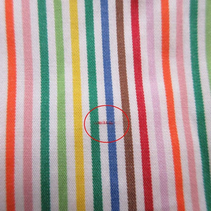 Dior Vintage Shirt Dress Long Sleeve Top Multi Stripe 39.5 [multi-condition Rank A