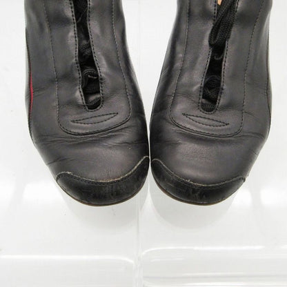 Louis Vuitton Black Leather Sneakers Shoes 35