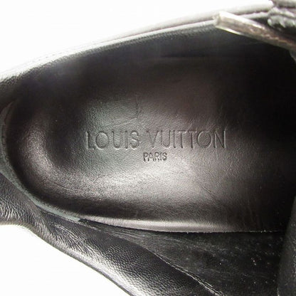 Louis Vuitton Black Leather Sneakers Shoes 35