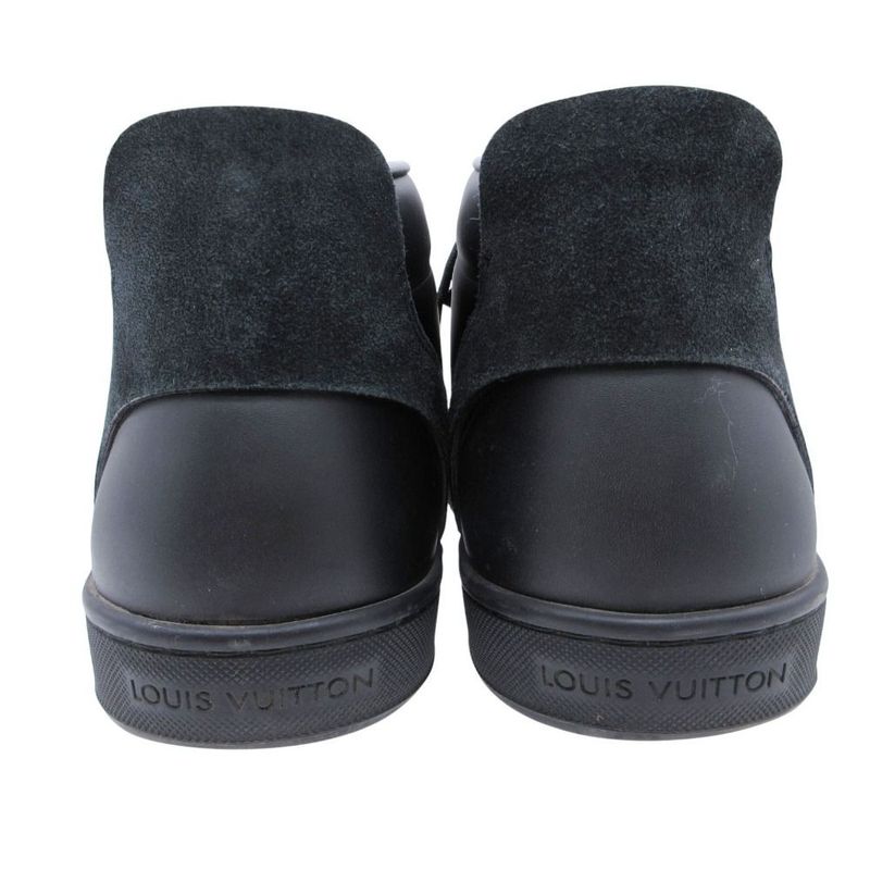Louis Vuitton Leather Sneakers Shoes LV Logo Fuse Ledge