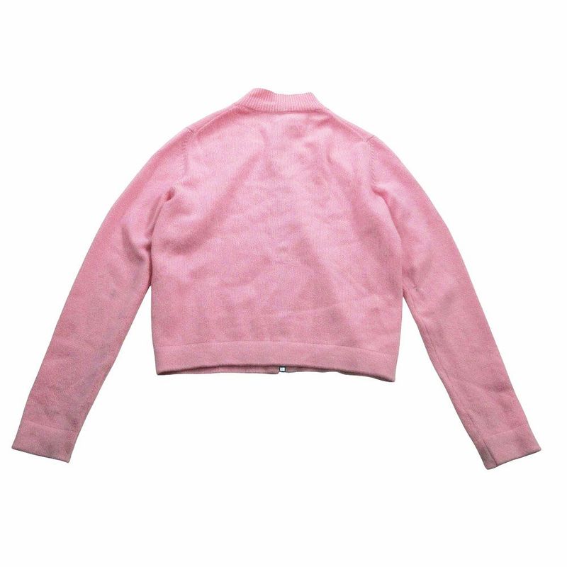 Louis Vuitton Cashmere Driver's Knit Jacket Pink XS