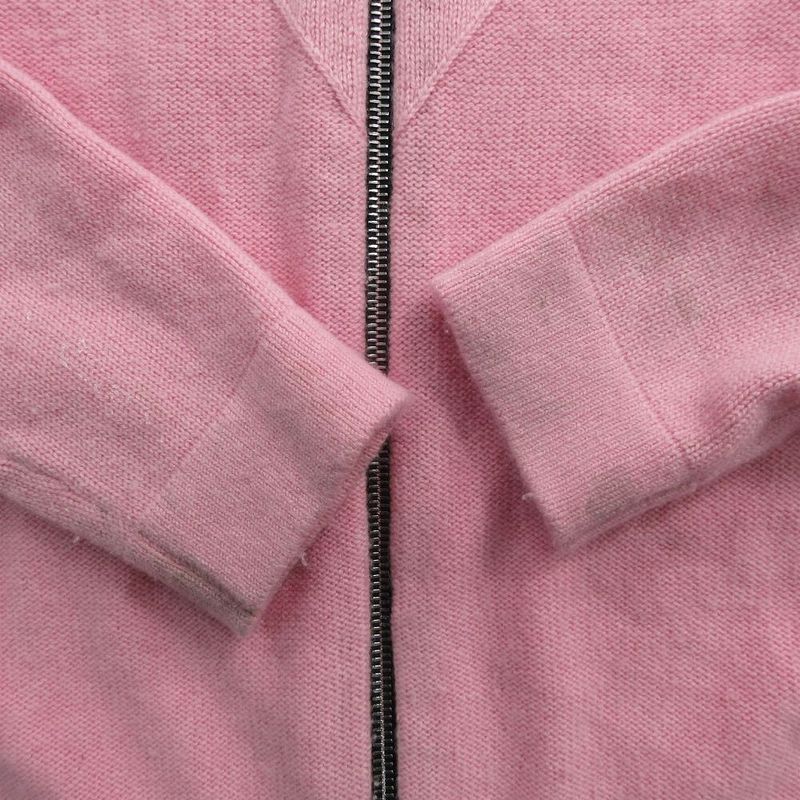 Louis Vuitton Cashmere Driver's Knit Jacket Pink XS