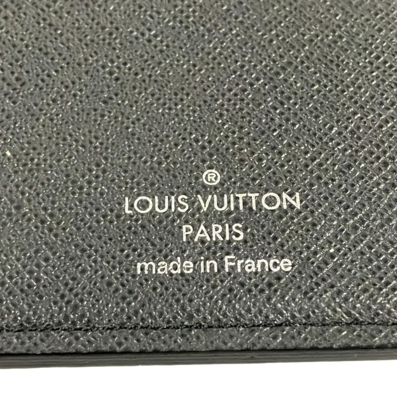 Louis Vuitton Billfold Taiga Portefeuille Ron Ardoise Leather