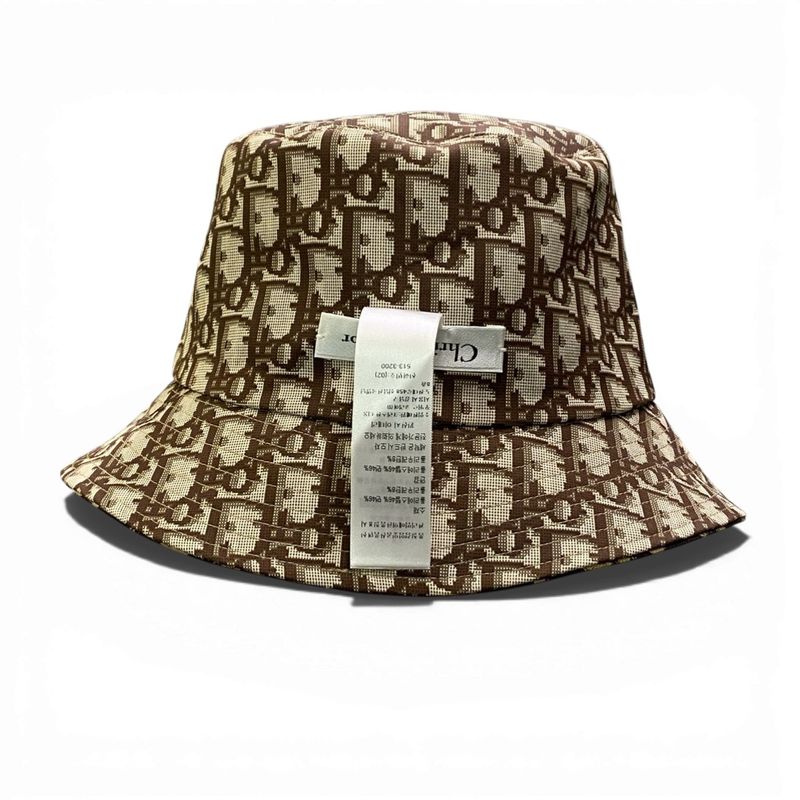Dior C4 Leopard Trotter Reversible Bucket Hat 57 Hat Headgear