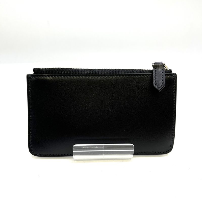 Bvlgari Coin Case with Key Ring Serpenti Scaliermann Black