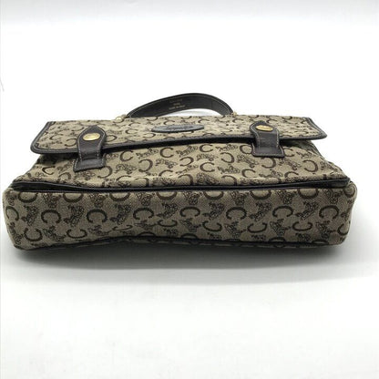 Celine C Macadam Canvas Hand Brown Purse