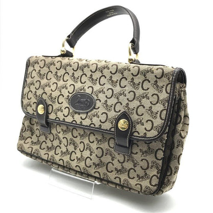 Celine C Macadam Canvas Hand Brown Purse