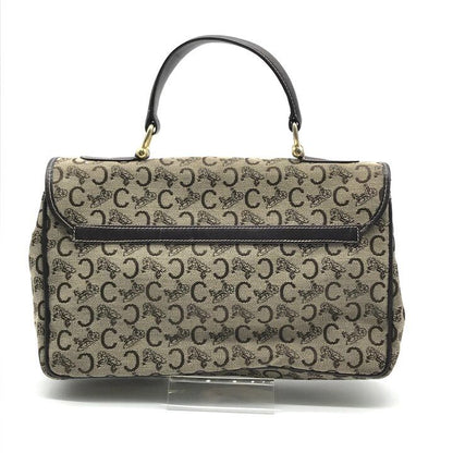 Celine C Macadam Canvas Hand Brown Purse