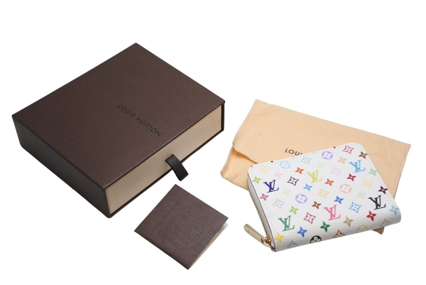 Louis Vuitton Zippy Coin Purse Monogram Multicolor Takashi Murakami