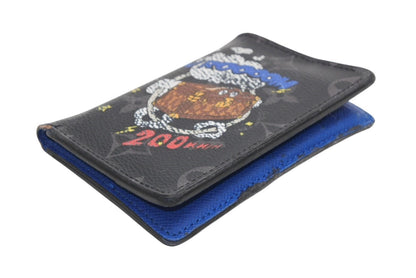 Louis Vuitton Monogram Eclipse Pocket Organizer Card Case Black Blue Leather — view 3