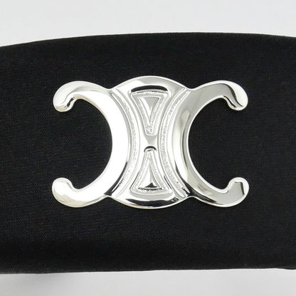 Celine Triomphe Headband Black Hair