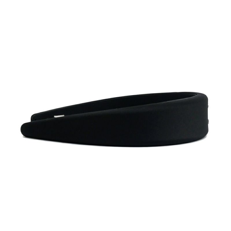 Celine Triomphe Headband Black Hair