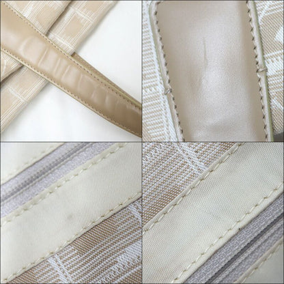Chanel New Travel Canvas Leather Pink Beige