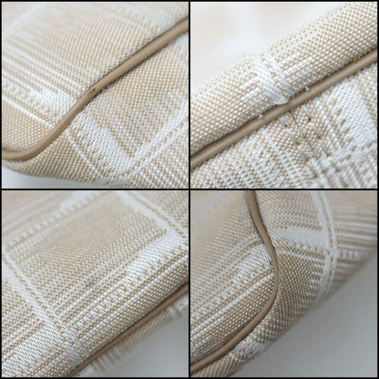 Chanel New Travel Canvas Leather Pink Beige