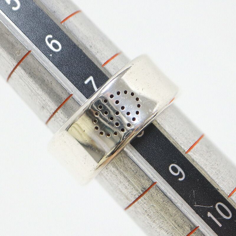 Hermes Eclipse Ribbon Ring 48 :silver