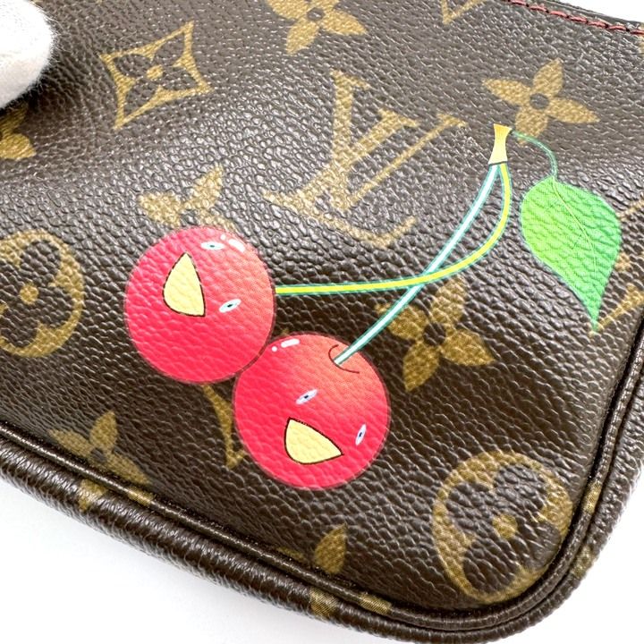 Louis Vuitton Pochette Pouch Monogram Cherry