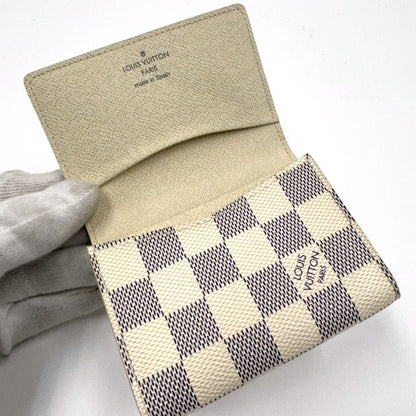 Louis Vuitton Carte de Visit Card Case Damier Azur :azur