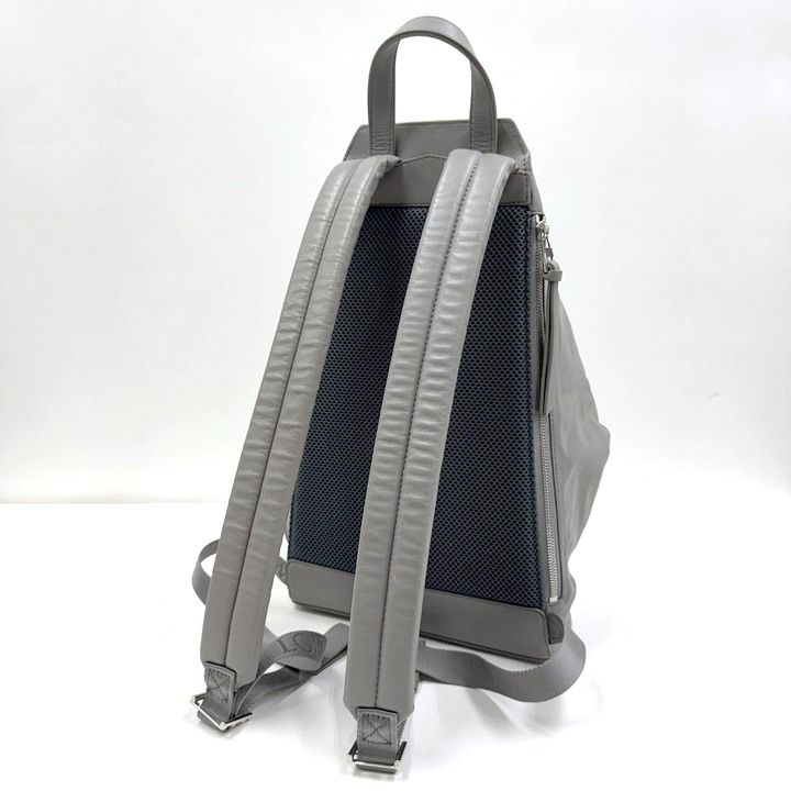 Loewe Convertible Backpack Small Nylon Calf Gray