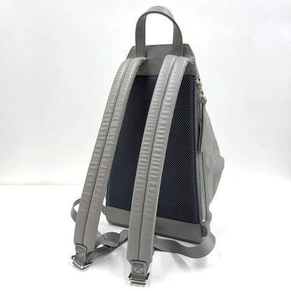 Loewe Convertible Backpack Small Nylon Calf Gray