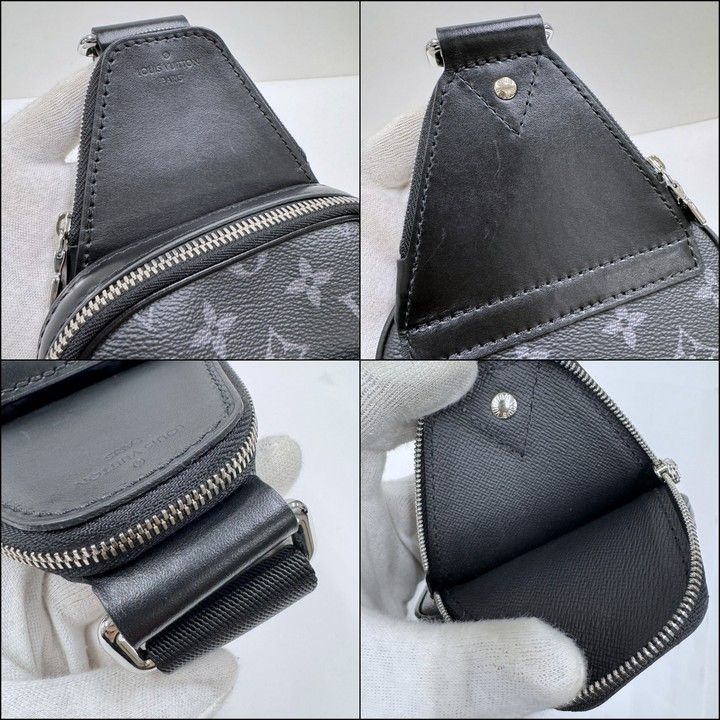 Louis Vuitton Avenue Sling Bag PM Monogram Eclipse Noir Black :noir