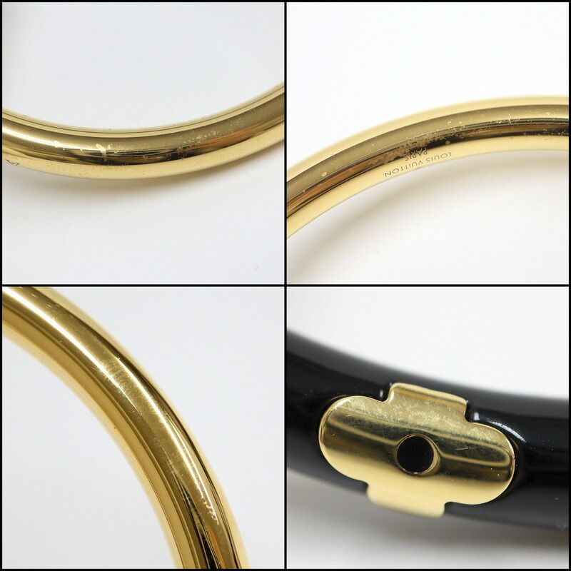 Louis Vuitton Talk Daily Choker Monogram Flower Black Gold