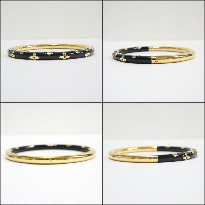 Louis Vuitton Talk Daily Choker Monogram Flower Black Gold