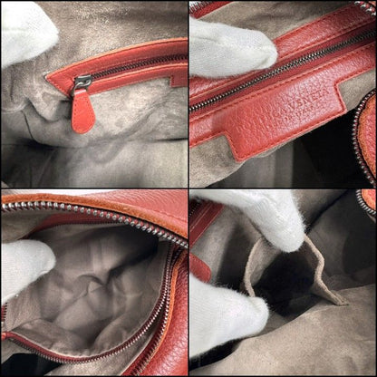 Bottega Veneta Shoulder Bag Red Leather :red