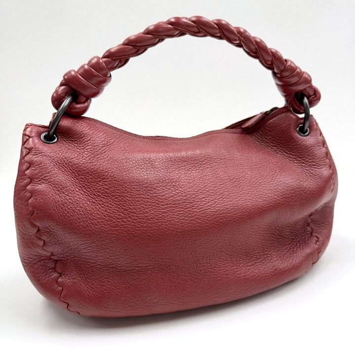 Bottega Veneta Shoulder Bag Red Leather :red