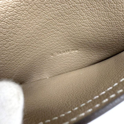 Hermes Bearn Souffle Bifold Wallet Chevre Etoupe Silver :etoupe