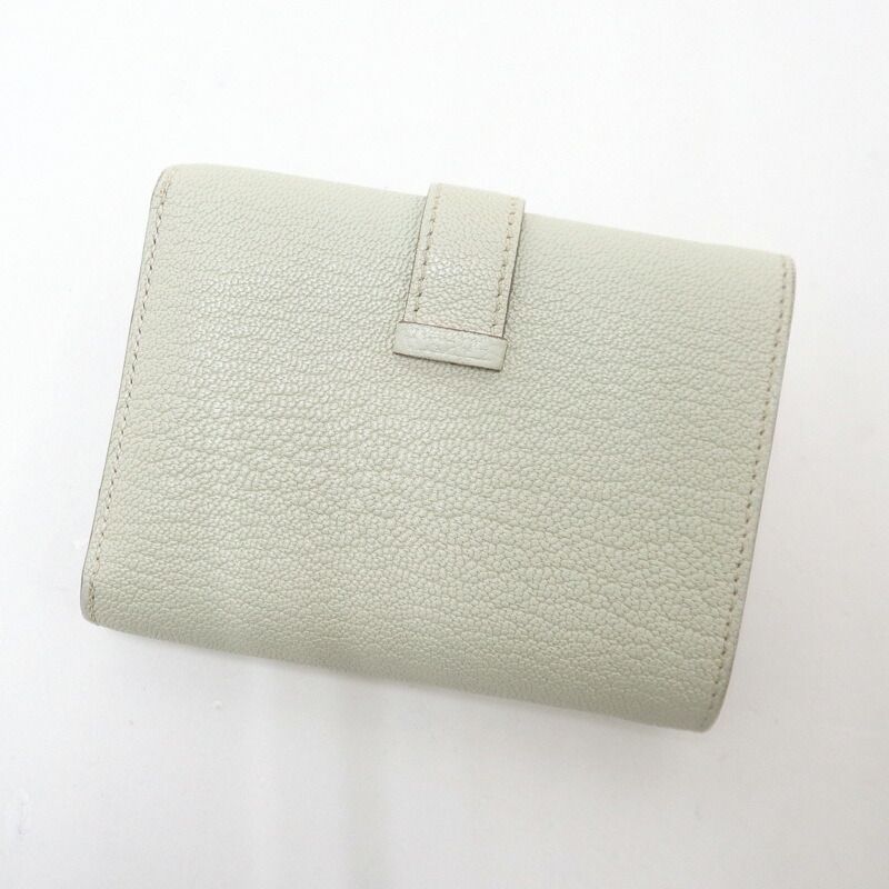 Hermes Bearn Convenience Wallet Mushroom Gold Chevre